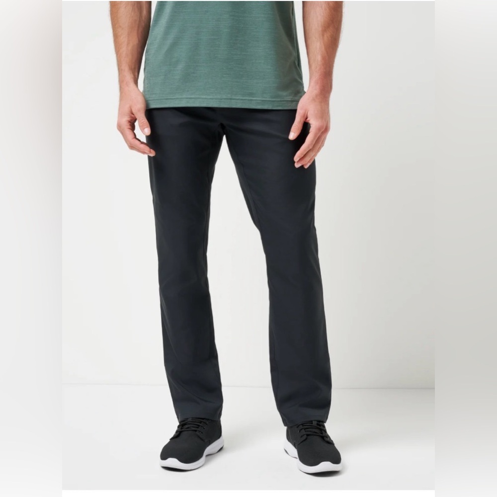 Travis Matthews Black Open to Close 2.0 Active Pants Size 34